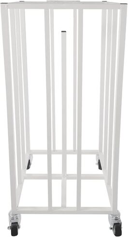 Champion Sports Three Tier Basketball Storage Cart with Swivel Caster Wheels, 24 Ball Capacity (White) in Saudi Arabia