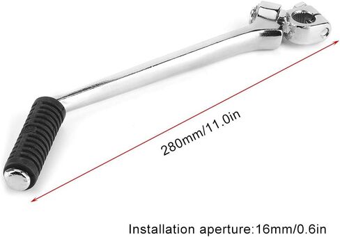 Kick Start,16mm 280mm Kick Start Steel Alloy Starter Lever Replacement for PIT PRO Trail Dirt Bike 150c for 16mm kick start kickstart lever in Saudi Arabia