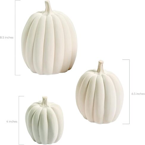 Express Express 4 " - 8 1/2" DIY Craft Decorative Cumpkin Set - 3 قطع - زخارف سقوط الإبداع والهالوين in Saudi Arabia