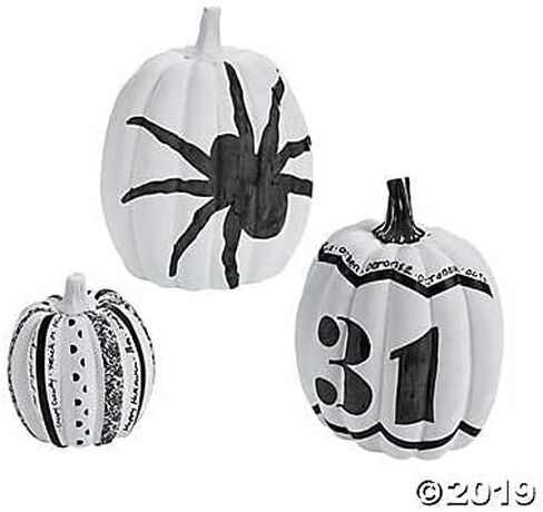 Express Express 4 " - 8 1/2" DIY Craft Decorative Cumpkin Set - 3 قطع - زخارف سقوط الإبداع والهالوين in Saudi Arabia