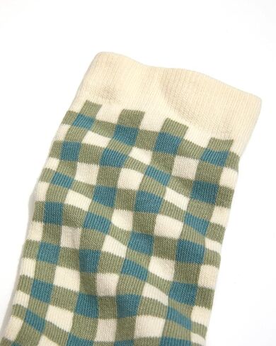 doublesoul Men & Women Pattern High Socks; Crew Socks, Organic Cotton in Kuwait