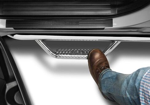 N-Fab Podium SS Steps for Toyota Tacoma | Cab Length, Stainless Steel, Polished | HPT1580CC-SS | Fits 2016-2022 Toyota Tacoma Double Cab All Beds, SRW Gas in Kuwait