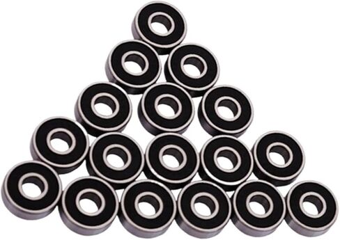 المحامل ، 20/50/100pcs كرة أخدود عميقة تحمل 624-2RS 624 Rs 4x13x5mm ABEC-3 محمل كرة مصغرة للمطاط (624-2RS 50pcs) ، صلابة عالية والصلابة (624-2RS 50pcs) in Saudi Arabia