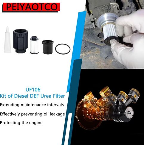 UF106 Kit Of Diesel Exhaust Fluid DEF Urea Filter Compatible with Detroit Diesel DAF TRUCKS DENNIS BUS Replacement For UF106 A0001421089 U58/9KIT 2265672 2265673 2655824, 1421089 4388378 Set Of 6 in Saudi Arabia