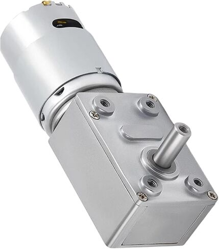 JGY385 Micro DC Worm Gear Motor Self-Locking Gear Speed regulating Small Motor 24V 123 RPM D8-18MM in Saudi Arabia