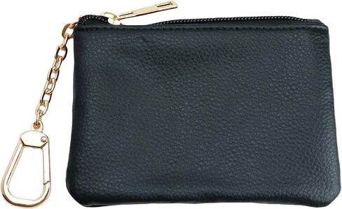 Keychain Coin Purse, Small Change Purse with Card Holder, Keychain Pouch Wallet for Women and Men (White) in Saudi Arabia