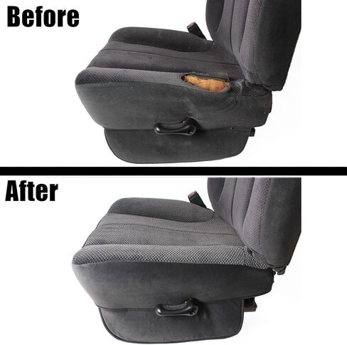 SecosAutoparts Driver Side Bottom Replacement Cloth Seat Cover Dark Gray Compatible with Dodge Ram 1500 2500 3500 2001 2002 2003 2004 2005 SLT SLT Plus Sport Power Wagon Single-Cab Quad-Cab 4X4 2WD in Saudi Arabia