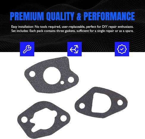 3 PCS CARBURETOR MOUNT MOUNT متوافق مع Honda GX160 GX168 GX200 168F EU3000IS 5.5HP 6.5HP GX محرك العشب حاجز كربوهي in Saudi Arabia
