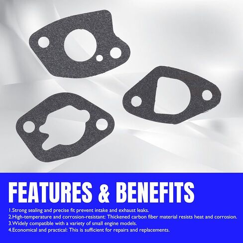 3 PCS CARBURETOR MOUNT MOUNT متوافق مع Honda GX160 GX168 GX200 168F EU3000IS 5.5HP 6.5HP GX محرك العشب حاجز كربوهي in Saudi Arabia