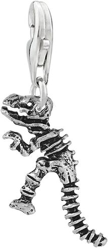 Sexy Sparkles Skeleton Dinosaur Clip on Pendant Charm for Bracelet or Necklace in Saudi Arabia