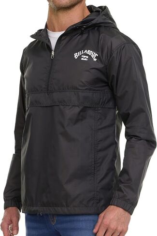 Billabong Big and Tall Rain Jacket - Hoodie Anorak Windbreaker Jacket for Men, Waterproof Water Resistant Raincoat in Saudi Arabia