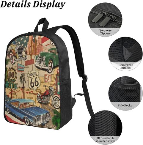 حقيبة ظهر Backback Backback School Boys Boys 3PCS مع حقيبة كتب مع مربع الغداء مجموعة حقيبة خفيفة الوزن in Kuwait