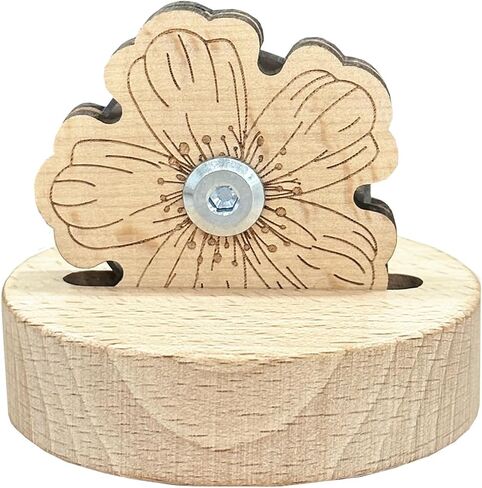 5 Cutting Positions Yarn Cutting Tool Flower Thread Cutter Wooden Tabletop Yarn Cutter Wood Thread Cutting Tools Thread Cutter with Anti-Slip Stand for Sweing (Daisy) in Saudi Arabia