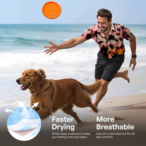 Giggling Getup Men's Hawaiian Shirt Casual Short Sleeve Button Down Summer Beach Shirt in Kuwait