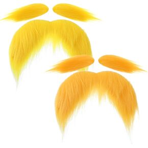2 PCS هالوين شارب وهمية الحواجب وضعت ذاتيا لاصق لحية مزورة الحواجب كثفات مضحكة cosplay ملحقات الجدة شعر الوجه واقعية للرجال مهرجان كرنفال للرجال in Kuwait
