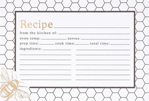 C.R. Gibson Baby Blue and White Polka Dot Blank Recipe Cards, 40pc, 4'' W x 6'' L in Saudi Arabia