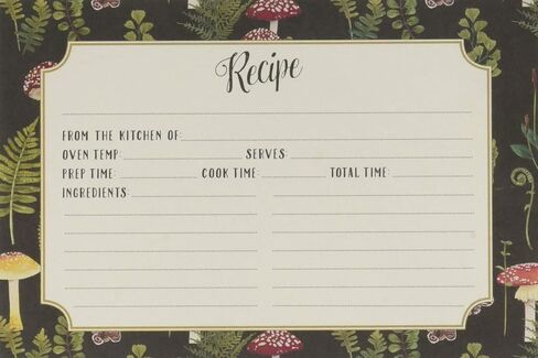 C.R. Gibson Baby Blue and White Polka Dot Blank Recipe Cards, 40pc, 4'' W x 6'' L in Saudi Arabia