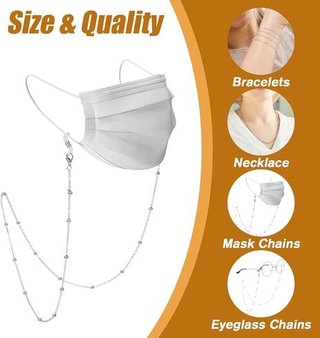 6pcs نظارات حزام سلاسل النظارات المزينة بالنساء نظارات نظارات التجنيب سلسلة العيون حاملي الزجاج قلادات سلسلة أحواض الشمسية حزام حول الرقبة للنساء الأنيقة ملونة in Saudi Arabia