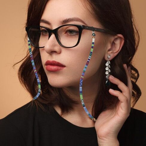 6 Pcs Colorful Glasses String for Women and Men, National Eyeglass Chain Accessories, Sunglasses Lanyard for Daily Decoration in Saudi Arabia