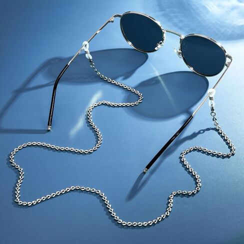 WOZEAH Eyeglass Chain for Women - Stainless Steel Glasses Chain, Sunglasses Lanyard for Reading Glasses Strap in Kuwait