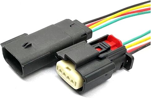 4 Pin Cylinder Cylinder High Voltage Package Connector 33471-0401 Car Output Transformer 33481-0401 (Multi ، 10 Sets) in Kuwait