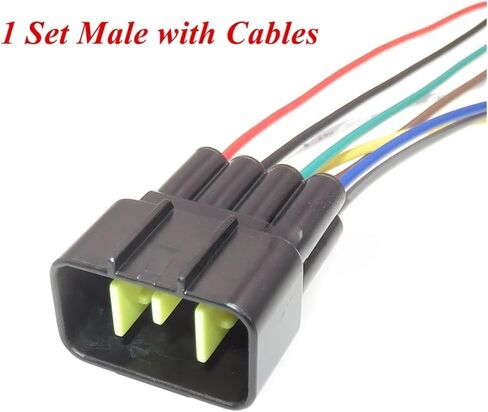 موصلات سلك السيارات 1/5/10 PCS 8 PIN FW-C-8F-B FW-C-8M-B Automobile Automobile AutomoCENT Socket Maintenance (ذكر مع الأسلاك ، 10 ٪) in Kuwait