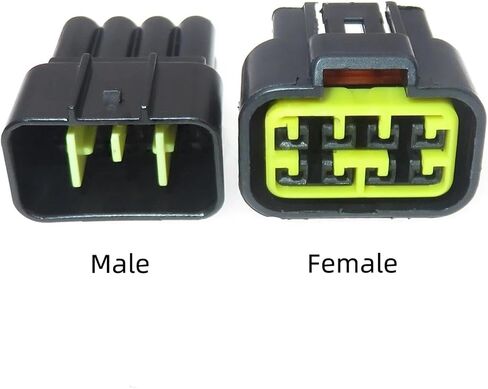 موصلات سلك السيارات 1/5/10 PCS 8 PIN FW-C-8F-B FW-C-8M-B Automobile Automobile AutomoCENT Socket Maintenance (ذكر مع الأسلاك ، 10 ٪) in Kuwait