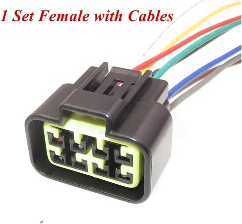موصلات سلك السيارات 1/5/10 PCS 8 PIN FW-C-8F-B FW-C-8M-B Automobile Automobile AutomoCENT Socket Maintenance (ذكر مع الأسلاك ، 10 ٪) in Kuwait