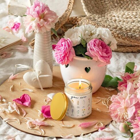 Christian Gifts for Women Lavender Scented Candle Inspirational Gifts for Women Soy Wax Candle for Home Religious Candles Birthday Candle Gifts for Women Friends Sister Teachers Coworkers in Saudi Arabia