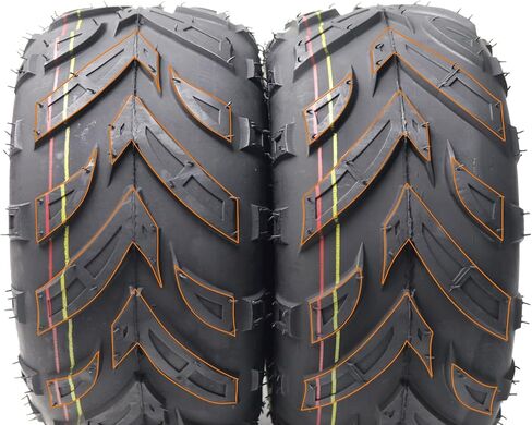 (حزمة) 18x9.50-8 إطارات UTV ATV ، 4PR دائمة بدون أنبوب ، إطارات جزازة العشب من أربعة أضعاف ، 18x9.5x8 لركوب حديقة الجرار in Kuwait