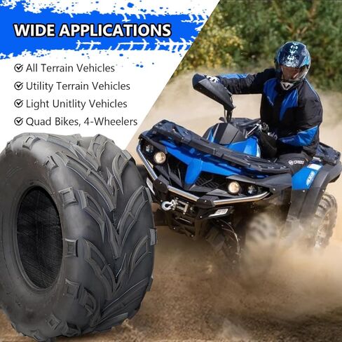 (حزمة) 18x9.50-8 إطارات UTV ATV ، 4PR دائمة بدون أنبوب ، إطارات جزازة العشب من أربعة أضعاف ، 18x9.5x8 لركوب حديقة الجرار in Kuwait