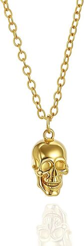 قلادة سحر ذهبية 14K ، أساور Halloween Charms Batchain Bat ، Ghost ، Pumpkin ، Spider ، Skull Disachable ، ملحقات الحفلات العصبية in Kuwait