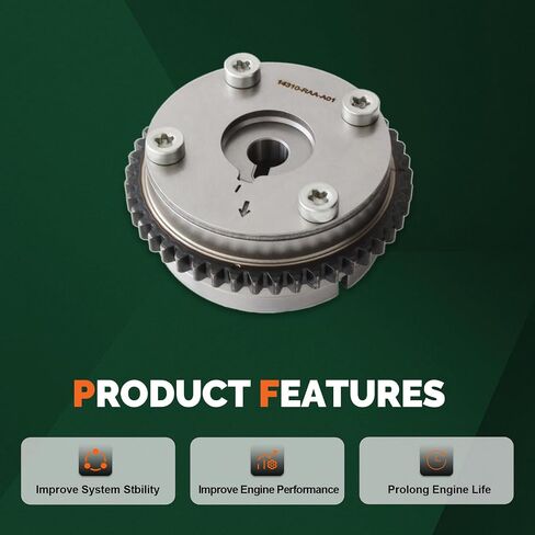 14310-RAA-A01 Engine Variable Valve Timing (VVT) Sprocket Fits for 2003-2011 Honda Accord Element 2.4L L4 DOHC Replaces 3T1009 in Saudi Arabia