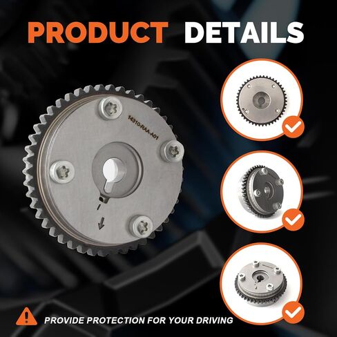 14310-RAA-A01 Engine Variable Valve Timing (VVT) Sprocket Fits for 2003-2011 Honda Accord Element 2.4L L4 DOHC Replaces 3T1009 in Saudi Arabia