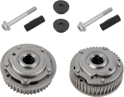 Dasbecan Engine Timing VVT Camshaft Sprocket Kit Compatible with Chevy Cruze Sonic Aveo Trax 1.6L 1.8L 2010-2020 Intake Exhaust Cam Phaser Gear Replaces# 55568386 55567048 12992410 in Saudi Arabia