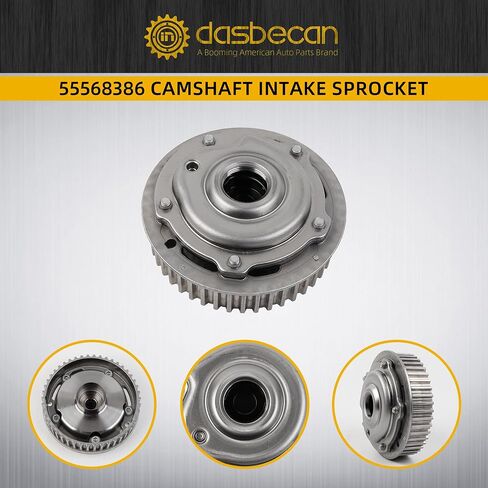 Dasbecan Engine Timing VVT Camshaft Sprocket Kit Compatible with Chevy Cruze Sonic Aveo Trax 1.6L 1.8L 2010-2020 Intake Exhaust Cam Phaser Gear Replaces# 55568386 55567048 12992410 in Saudi Arabia