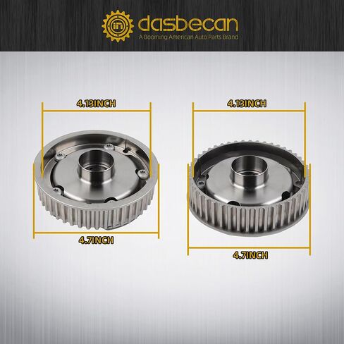 Dasbecan Engine Timing VVT Camshaft Sprocket Kit Compatible with Chevy Cruze Sonic Aveo Trax 1.6L 1.8L 2010-2020 Intake Exhaust Cam Phaser Gear Replaces# 55568386 55567048 12992410 in Saudi Arabia