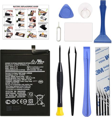 (New Upgraded) Compatible with Samsung Galaxy A13 5G Battery Replacement, EB-BA136ABY Battery with Installation Instruction & Repair Toolkit SM-A136U, SM-A136U1, SM-A136W, SM-A136B, SM-S136DL in Kuwait
