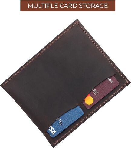 حامل جواز سفر شكيرا براون براون-محفظة سفر مدهشة بالزيت مع فتحات بطاقات-تصميم خالي من RFID ، مصنوع يدويًا للرجال والنساء in Kuwait