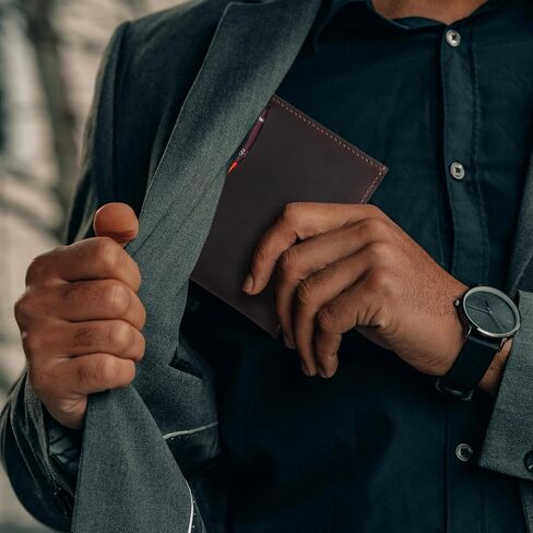 حامل جواز سفر شكيرا براون براون-محفظة سفر مدهشة بالزيت مع فتحات بطاقات-تصميم خالي من RFID ، مصنوع يدويًا للرجال والنساء in Kuwait