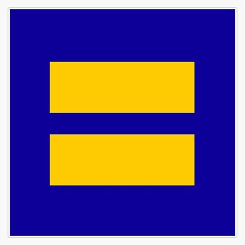 MAGNET Equality Magnetic Vinyl Sticker Decal Magnet 5" in Saudi Arabia