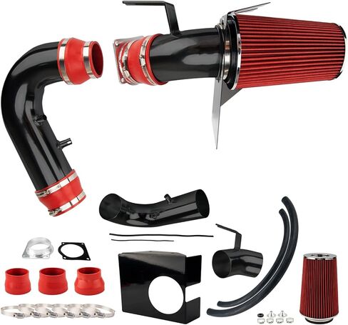 PHILTOP Cold Air Intake Kit Compatible With Ford F150 1997-2003 5.4L 4.6L, Expedition 1997-2003 4.6L, F250 1997-1999 5.4L(Red) in Saudi Arabia