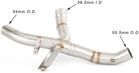 Escape Motorcycle Exhaust Link Pipe Slip-on for Ducati for Multistrada 1200 Enduro 2016-2019 for Multistrada 1260 MTS 1200 1260 in Saudi Arabia