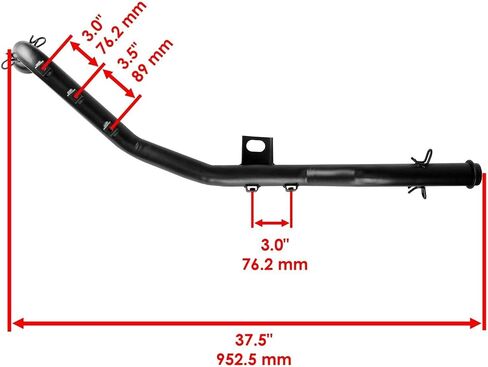Powersports Replacement Parts for Exhaust Muffler Pipe For Polaris 1261246-489 1261040-029 1261246-029 Mod-C33C-73861 in Saudi Arabia