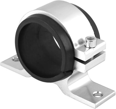 Aluminum Alloy 50mm Car Fuel Pump Mounting Bracket Single Clamp Pump Bracket Mounting Clamp 50mm (Silver) in Saudi Arabia