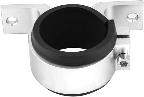Aluminum Alloy 50mm Car Fuel Pump Mounting Bracket Single Clamp Pump Bracket Mounting Clamp 50mm (Silver) in Saudi Arabia