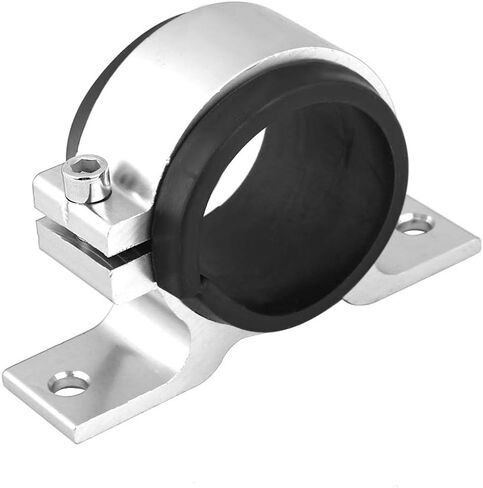 Aluminum Alloy 50mm Car Fuel Pump Mounting Bracket Single Clamp Pump Bracket Mounting Clamp 50mm (Silver) in Saudi Arabia
