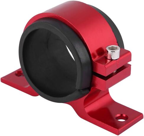 Aluminum Alloy 50mm Car Fuel Pump Mounting Bracket Single Clamp Pump Bracket Mounting Clamp 50mm (Red) in Saudi Arabia