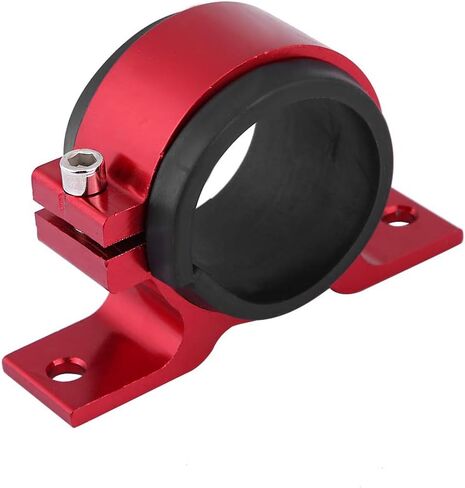 Aluminum Alloy 50mm Car Fuel Pump Mounting Bracket Single Clamp Pump Bracket Mounting Clamp 50mm (Red) in Saudi Arabia