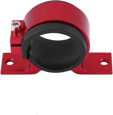 Aluminum Alloy 50mm Car Fuel Pump Mounting Bracket Single Clamp Pump Bracket Mounting Clamp 50mm (Red) in Saudi Arabia